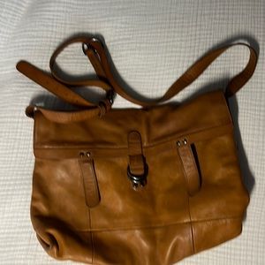 Lucky Brand Leather Messenger Bag